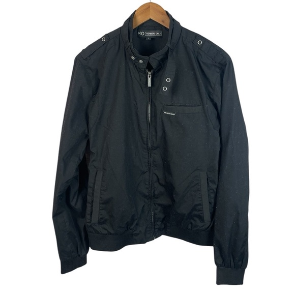 B21 Men’s Members Only Brand Full Zip Epaulette Jacket L - Picture 1 of 4